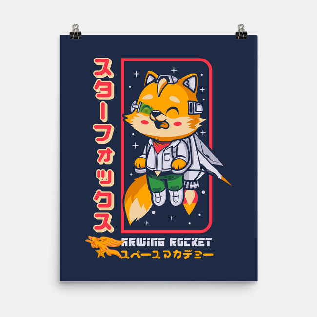 Space Foxey-None-Matte-Poster-Arinesart
