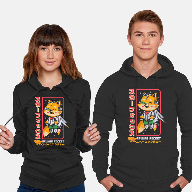 Space Foxey-Unisex-Pullover-Sweatshirt-Arinesart