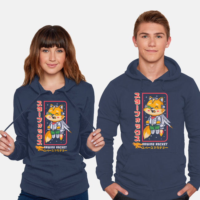 Space Foxey-Unisex-Pullover-Sweatshirt-Arinesart