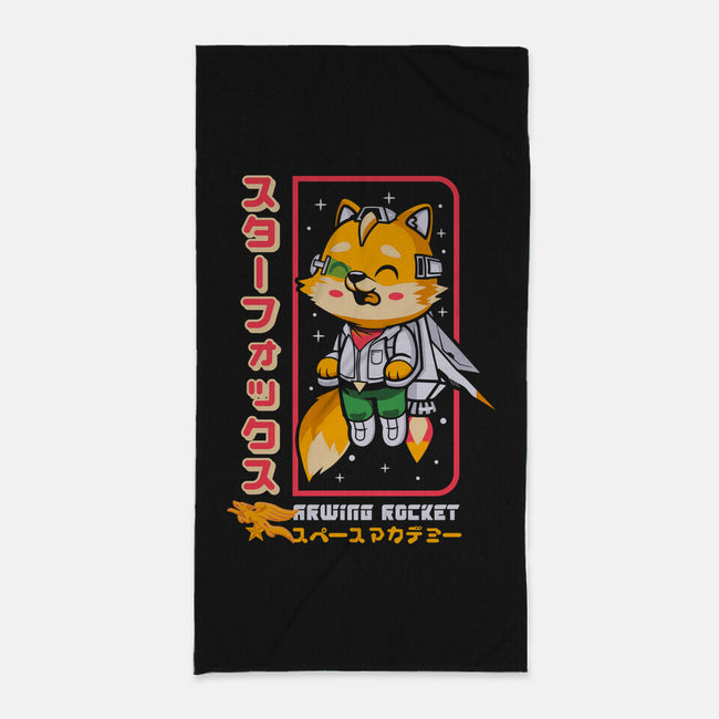 Space Foxey-None-Beach-Towel-Arinesart