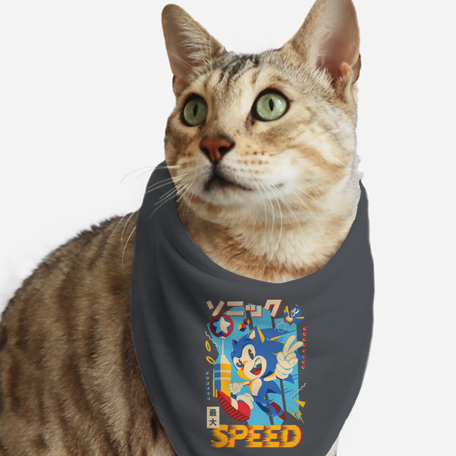 Top Speed-Cat-Bandana-Pet Collar-Arinesart