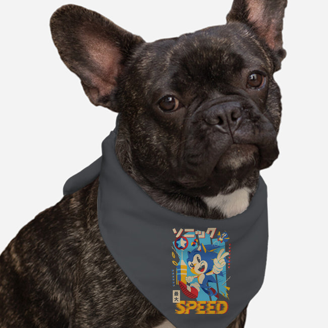 Top Speed-Dog-Bandana-Pet Collar-Arinesart