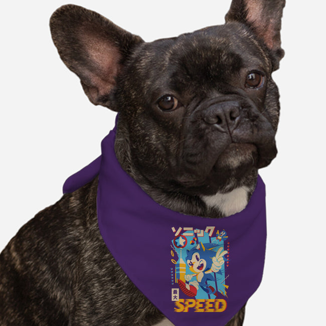 Top Speed-Dog-Bandana-Pet Collar-Arinesart