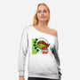 Raph-182-Womens-Off Shoulder-Sweatshirt-dalethesk8er