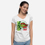 Raph-182-Womens-V-Neck-Tee-dalethesk8er