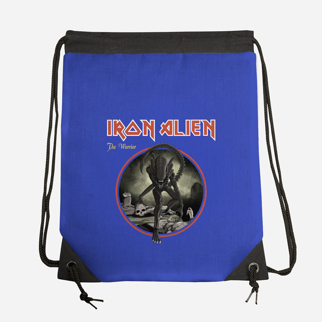 Iron Alien-None-Drawstring-Bag-retrodivision