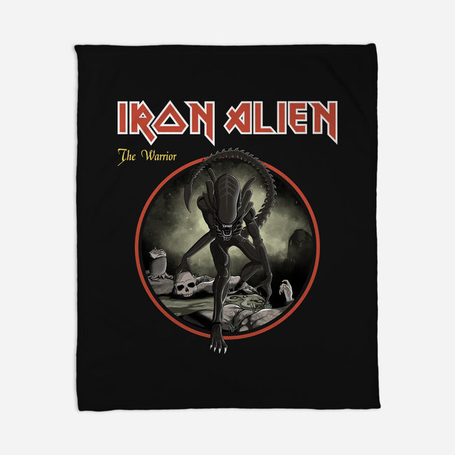 Iron Alien-None-Fleece-Blanket-retrodivision