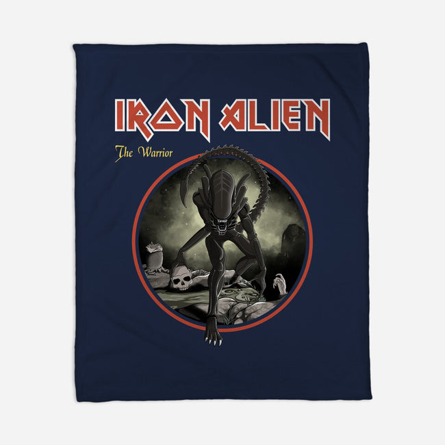 Iron Alien-None-Fleece-Blanket-retrodivision