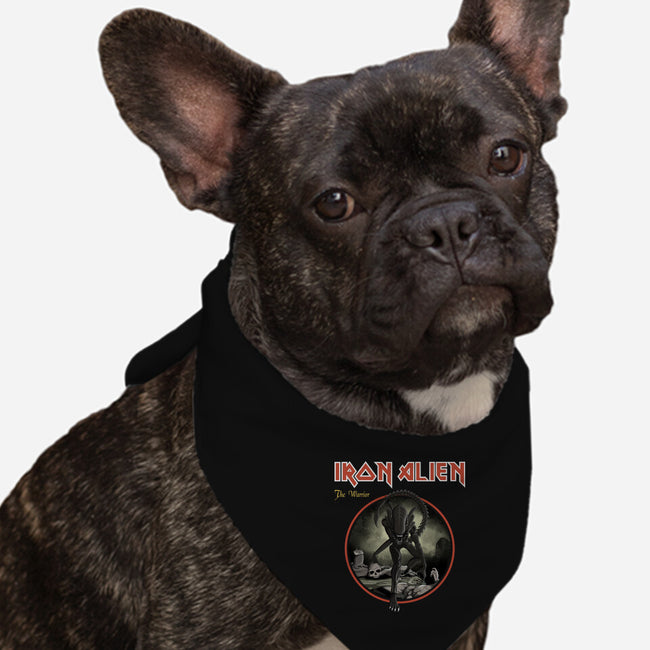 Iron Alien-Dog-Bandana-Pet Collar-retrodivision