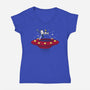 Interstellar Dreamer-Womens-V-Neck-Tee-erion_designs