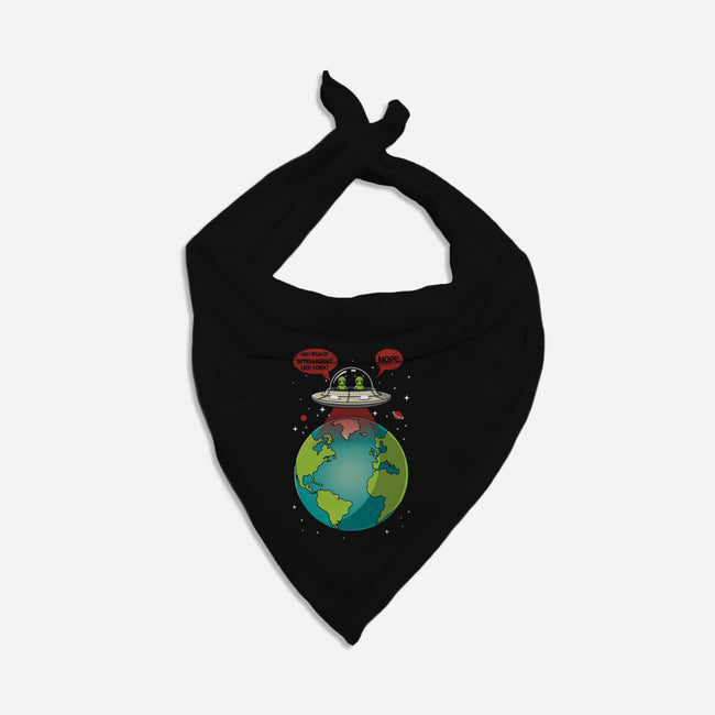 No Intelligent Life Form Found-Dog-Bandana-Pet Collar-erion_designs