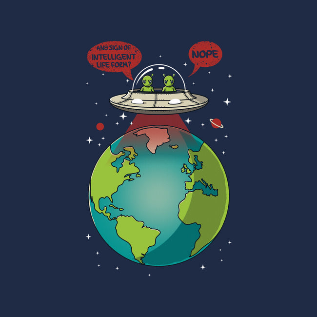 No Intelligent Life Form Found-Womens-V-Neck-Tee-erion_designs