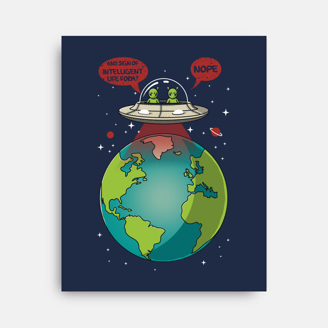 No Intelligent Life Form Found-None-Stretched-Canvas-erion_designs