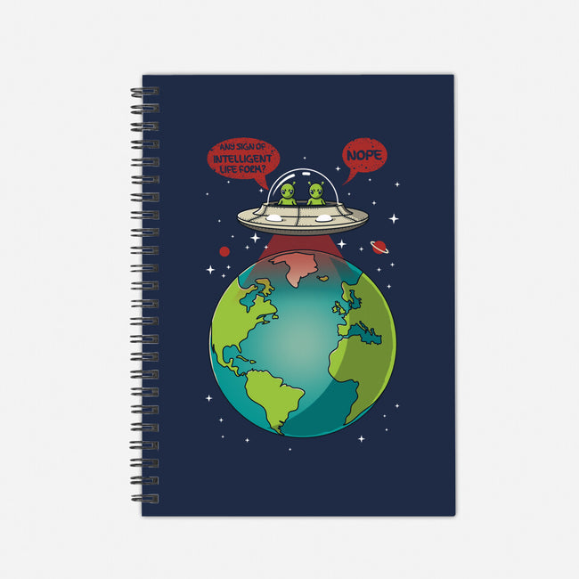 No Intelligent Life Form Found-None-Dot Grid-Notebook-erion_designs