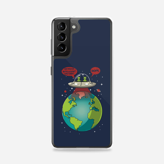 No Intelligent Life Form Found-Samsung-Snap-Phone Case-erion_designs