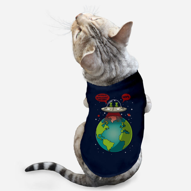 No Intelligent Life Form Found-Cat-Basic-Pet Tank-erion_designs