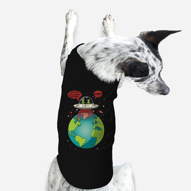 No Intelligent Life Form Found-Dog-Basic-Pet Tank-erion_designs