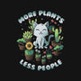 More Plants Less People-Dog-Adjustable-Pet Collar-koalastudio