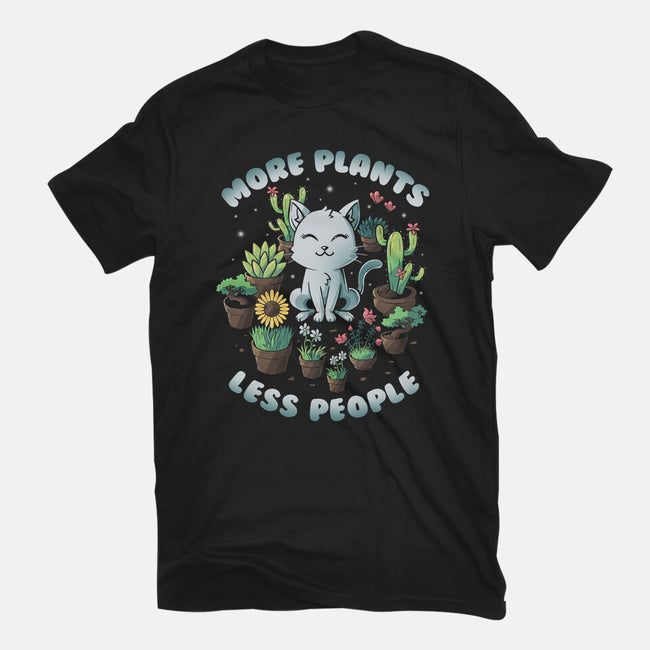 More Plants Less People-Womens-Basic-Tee-koalastudio