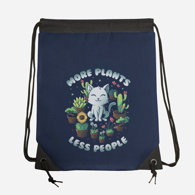 More Plants Less People-None-Drawstring-Bag-koalastudio