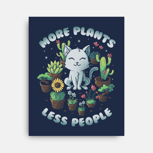More Plants Less People-None-Stretched-Canvas-koalastudio