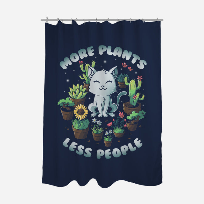 More Plants Less People-None-Polyester-Shower Curtain-koalastudio