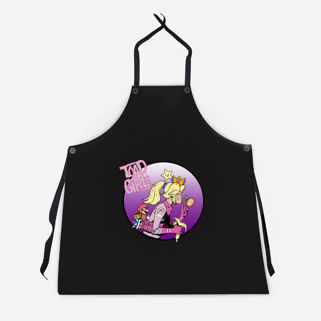 Toad Girl-Unisex-Kitchen-Apron-Nerding Out Studio