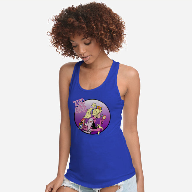 Toad Girl-Womens-Racerback-Tank-Nerding Out Studio