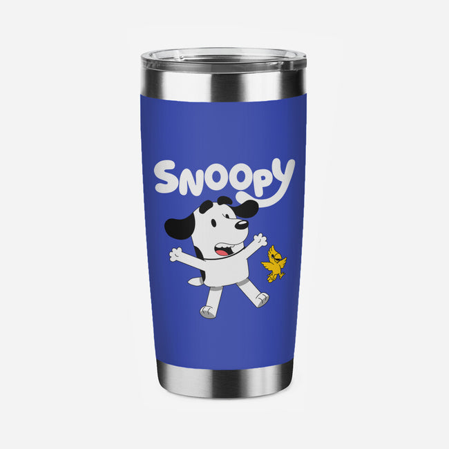 Beagle Dog Animation-None-Stainless Steel Tumbler-Drinkware-Studio Mootant