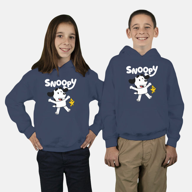 Beagle Dog Animation-Youth-Pullover-Sweatshirt-Studio Mootant