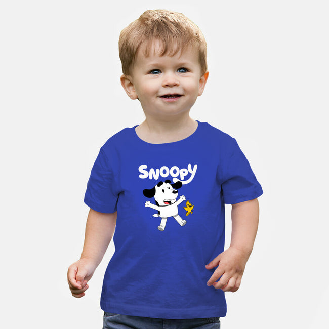 Beagle Dog Animation-Baby-Basic-Tee-Studio Mootant