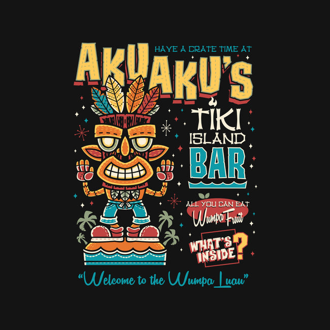 Aku Aku's Tiki Island-Womens-Off Shoulder-Sweatshirt-Nemons