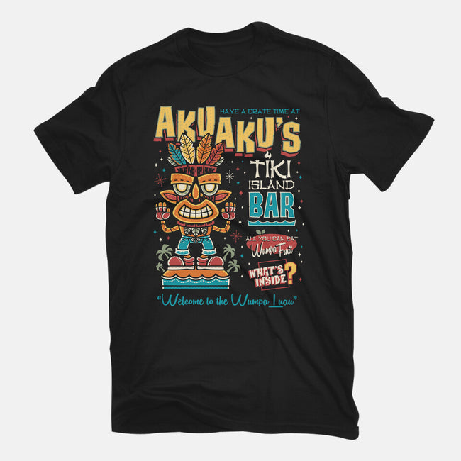 Aku Aku's Tiki Island-Womens-Basic-Tee-Nemons