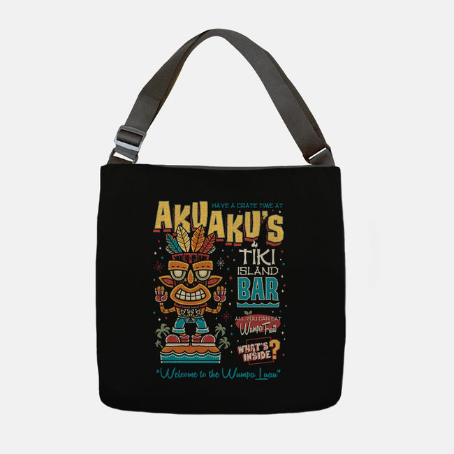 Aku Aku's Tiki Island-None-Adjustable Tote-Bag-Nemons