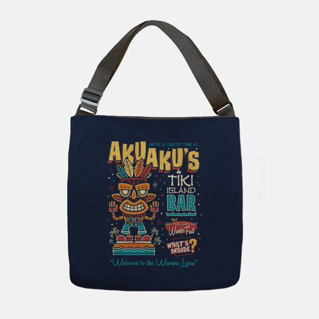 Aku Aku's Tiki Island-None-Adjustable Tote-Bag-Nemons