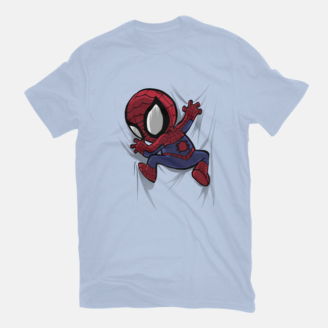 My Portable Spidey-Womens-Fitted-Tee-zascanauta