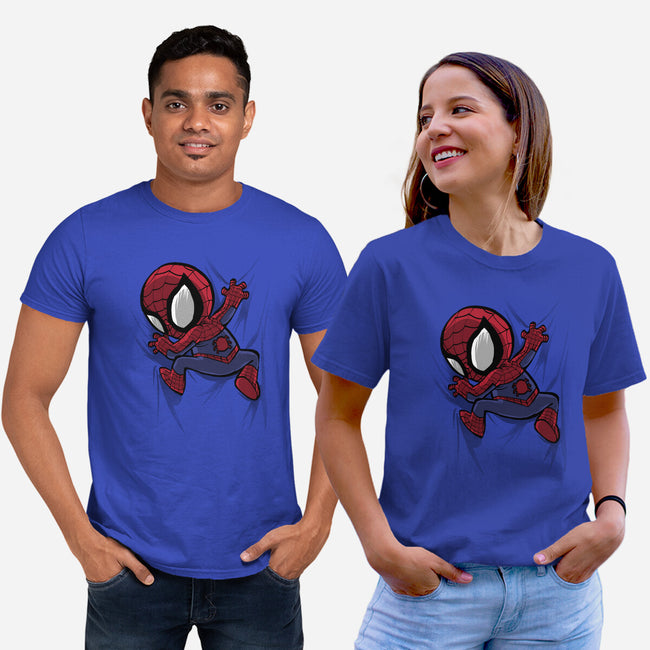 My Portable Spidey-Unisex-Basic-Tee-zascanauta