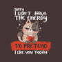 No Energy To Pretend-None-Removable Cover w Insert-Throw Pillow-erion_designs