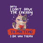 No Energy To Pretend-Womens-Fitted-Tee-erion_designs