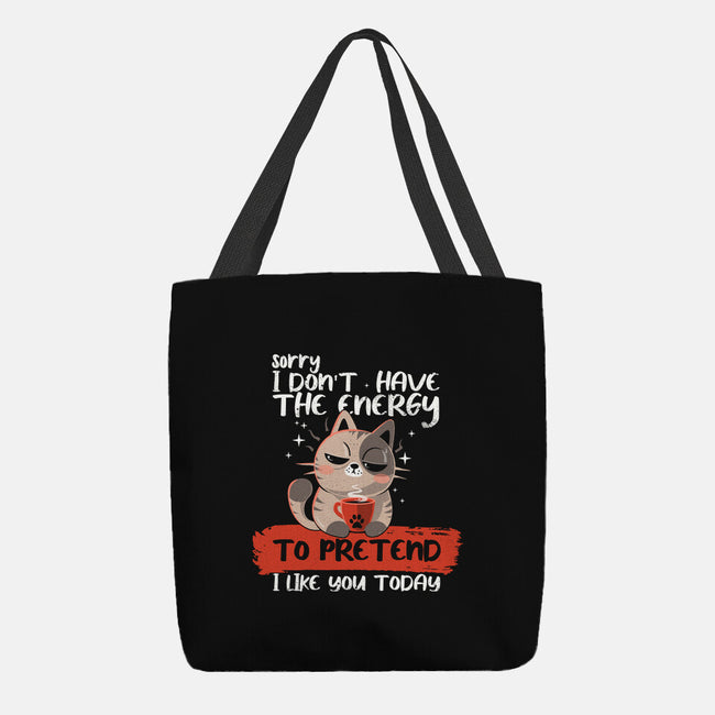 No Energy To Pretend-None-Basic Tote-Bag-erion_designs