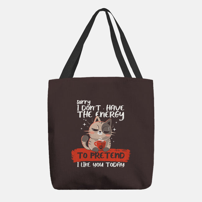 No Energy To Pretend-None-Basic Tote-Bag-erion_designs