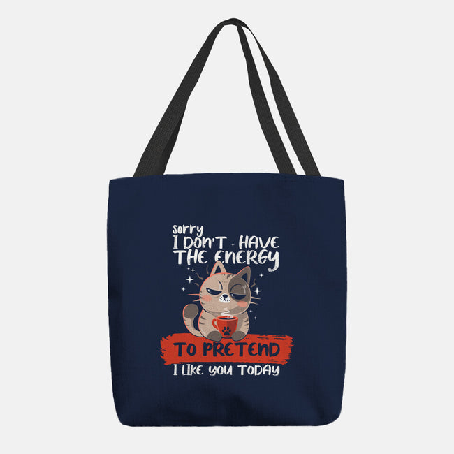 No Energy To Pretend-None-Basic Tote-Bag-erion_designs