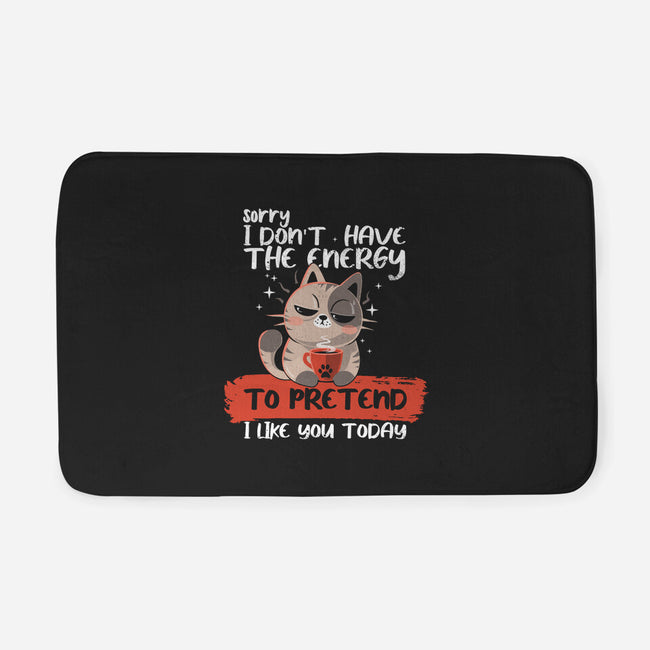 No Energy To Pretend-None-Memory Foam-Bath Mat-erion_designs