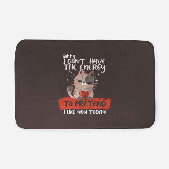 No Energy To Pretend-None-Memory Foam-Bath Mat-erion_designs