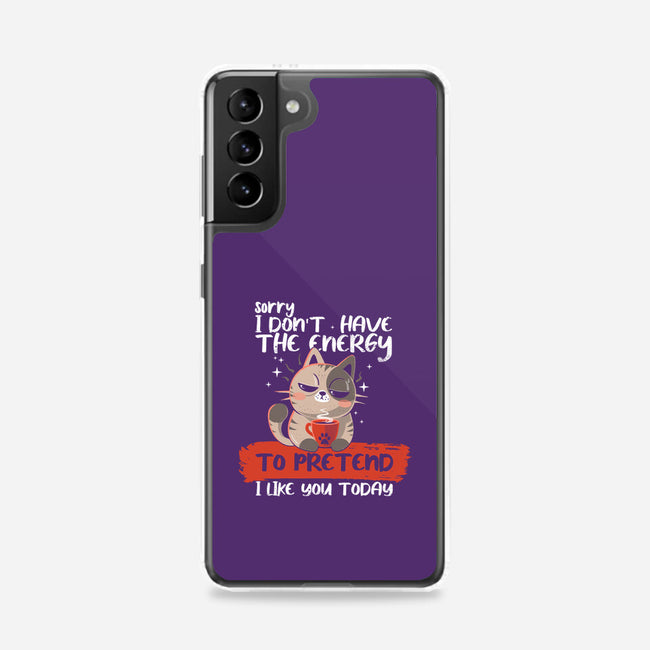 No Energy To Pretend-Samsung-Snap-Phone Case-erion_designs