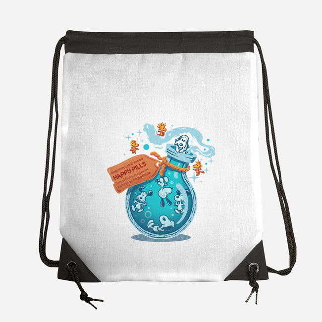 Happy Pills-None-Drawstring-Bag-erion_designs