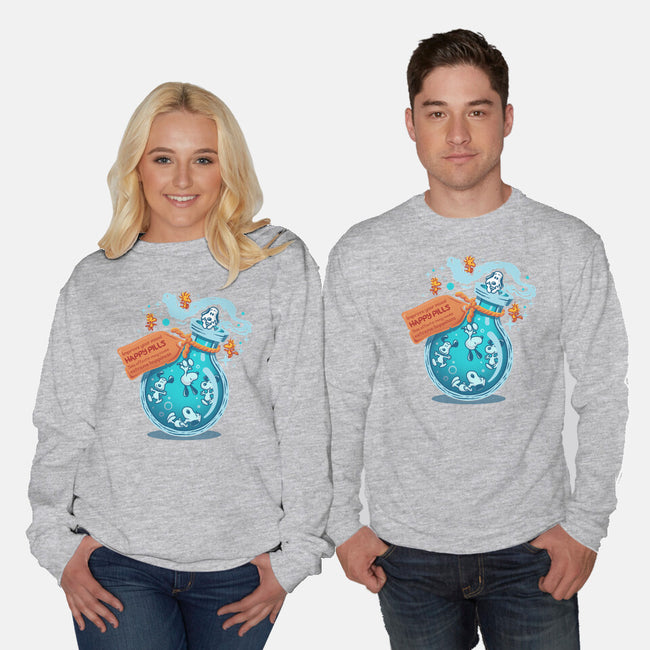 Happy Pills-Unisex-Crew Neck-Sweatshirt-erion_designs