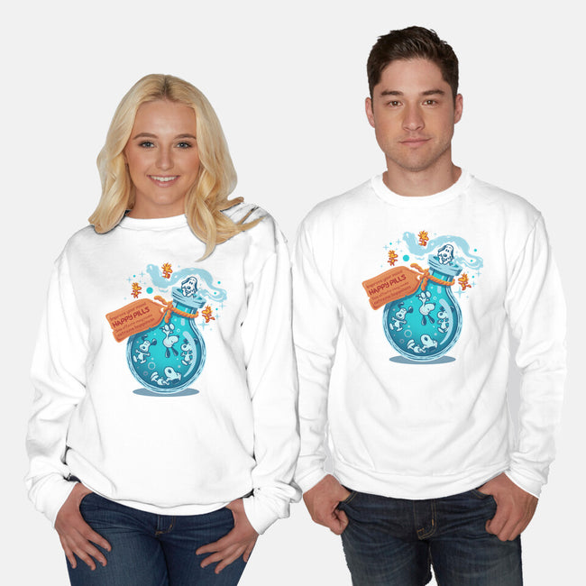 Happy Pills-Unisex-Crew Neck-Sweatshirt-erion_designs