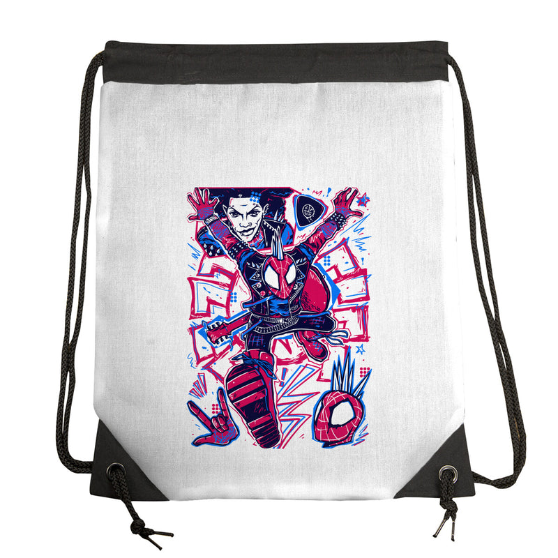 Hobie Brown Spider Punk-None-Drawstring-Bag-Panchi Art by TeeFury