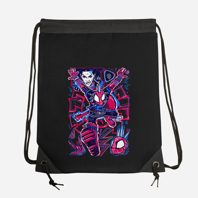 Hobie Brown Spider Punk-None-Drawstring-Bag-Panchi Art